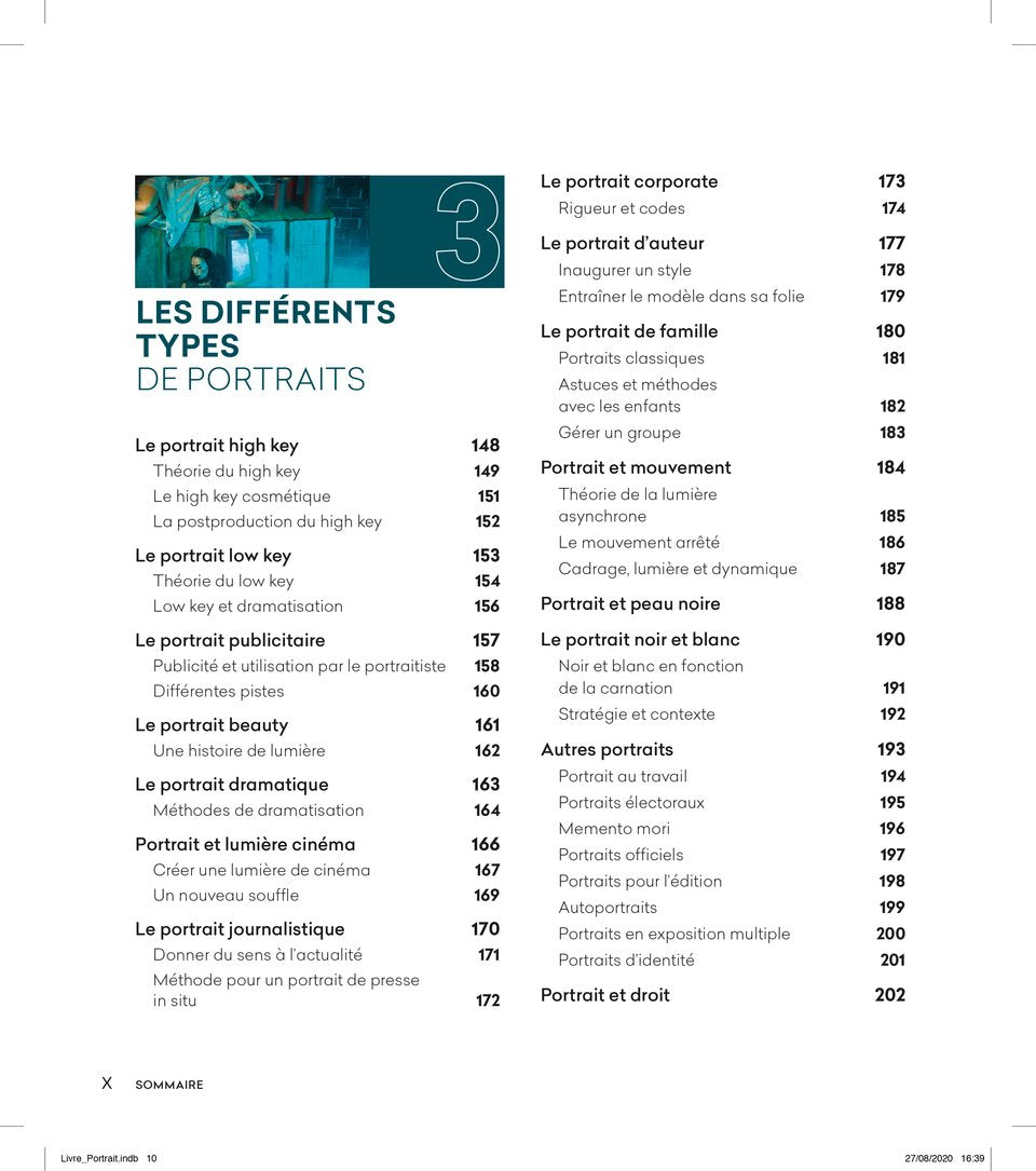 Eclairer et photographier le portrait